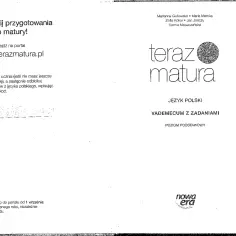 Vademecum z zadaniami z języka polskiego na poziomie podstawowym. Przygotuj się do matury z terazmatura.pl!