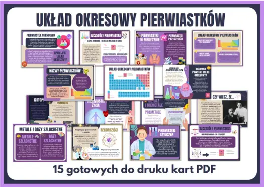 Właściwości pierwiastków chemicznych - Jak chemia buduje życie?